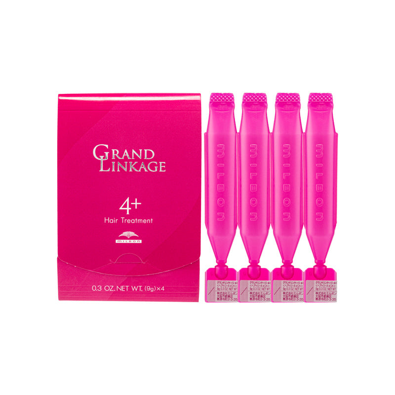 日本 MILBON Grand Linkage 4+ 修護焗油 一般髮質  9ml x 4