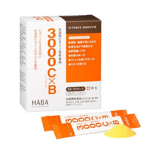 HABA 無添加 水溶性維生素3000C×B10種維他命一體營養素沖劑 30條