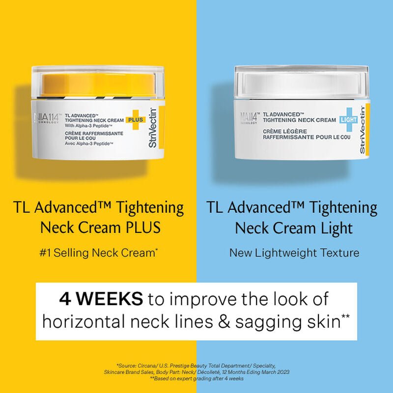 【新版2.0】StriVectin 思薇婷 TL Advanced™ Tightening Neck Cream Light 輕潤版 淡化頸紋 提升緊實頸部 30ml - La Fée Beauty