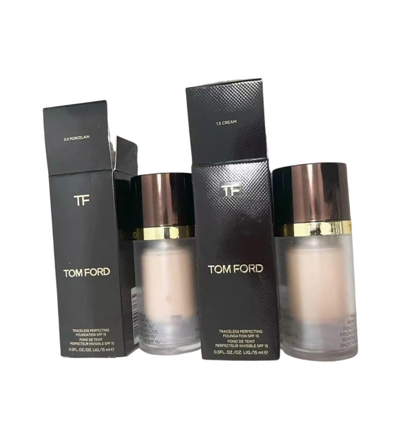 TOMFORD TRACELESS SOFT MATTE FOUNDATION 柔霧無痕粉底液 絲霧圓管 15ml 旅行裝