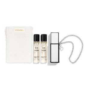 CHANEL 香奈兒 聖誕限定 N°5 L'EAU EAU DE TOILETTE REFILLABLE PURSE SPRAY 3 x 7ml