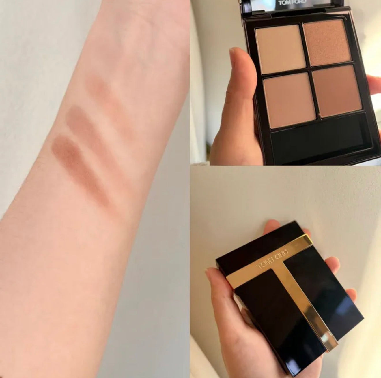 TOMFORD 2026年全新金色T盤 幻魅經典四色眼影盤 11g #31 SOUS le Sable 沙漠初戀
