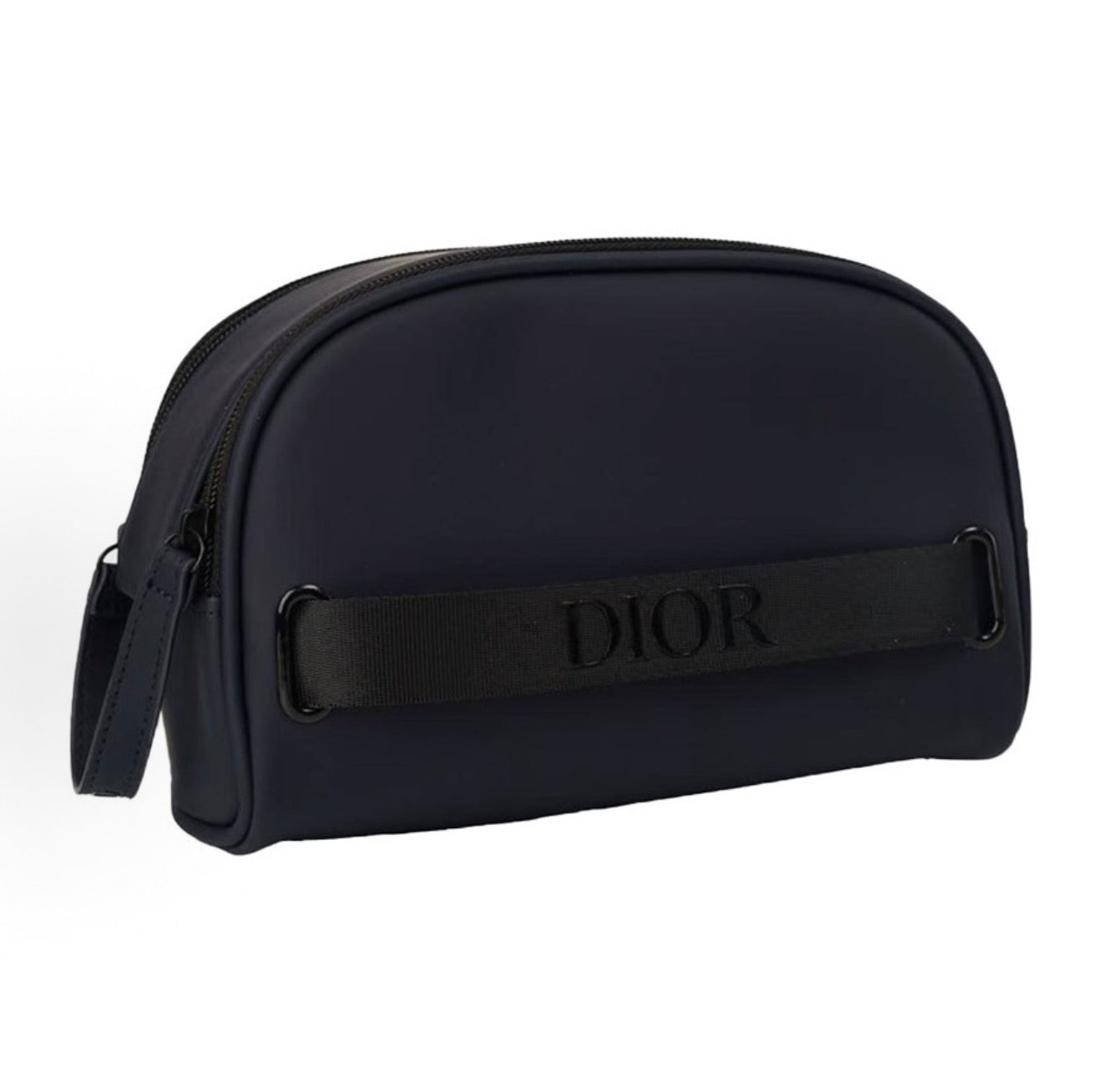 Dior 迪奧 Boutique Makeup Bag / Cosmetic Bag Remake & Customization 專櫃最新款 寶藍色防水雙拉鏈化妝袋 改裝訂製