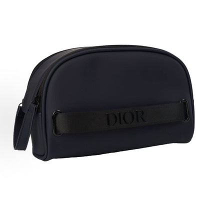 Dior 迪奧 Boutique Makeup Bag / Cosmetic Bag Remake & Customization 專櫃最新款 寶藍色防水雙拉鏈化妝袋 改裝訂製