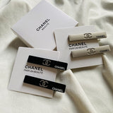 CHANEL 香奈兒 beaute 亞洲地區滿額禮品 超美髮夾 有銀/黑兩款