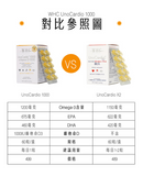 WHC UnoCardio®1000 + Vitamin D 小千金 95%高純度深海魚油+維他命D 60粒