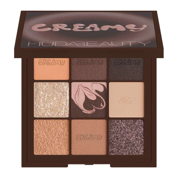 HUDA BEAUTY CREAMY OBSESSIONS 9W EYESHADOW PALETTE 眼影盤– Brown 暖杏桃棕