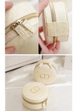 Dior 首飾化妝包 pouch 金色小圓餅