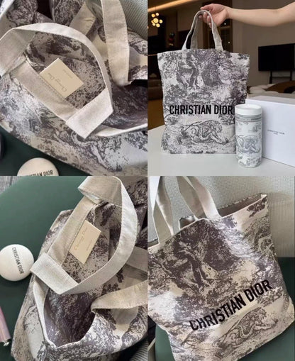 Dior beauty counter 2025 VIP gift tote bag 迪奧 叢林系列 重工刺繡托特袋 購物袋