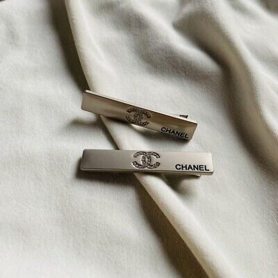 CHANEL 香奈兒 beaute 亞洲地區滿額禮品 超美髮夾 有銀/黑兩款