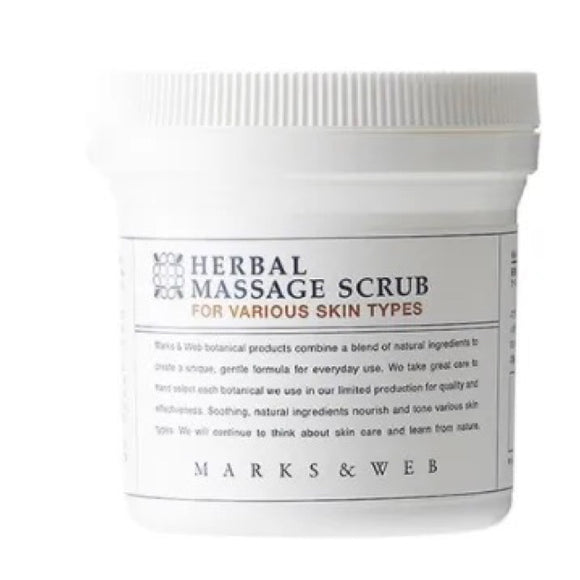 日本 Marks & Web Herbal massage scrub 身體磨砂 200g