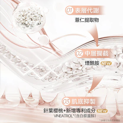 日本 AXXZIA 曉姿 光感白肌飲(升級版)美白祛斑 深層抗氧化 提升肌膚彈性 充盈潤白 30ml x 15支