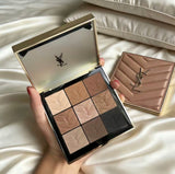 YSL 2026新款 皮革九色眼影 經典大地色 17.5g