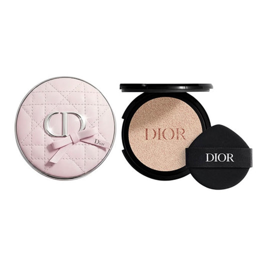 Dior 2026全新 「櫻花粉蝴蝶結」限定氣墊 #PINK BOW （殼+粉芯）