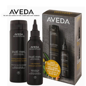 AVEDA Invati Men™ 頭皮激活精華 +防脫洗髮水套裝 - 男士專用