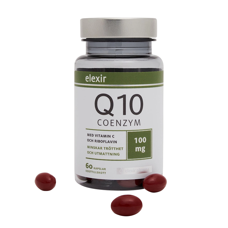 瑞典 Elexir Pharma Coenzyme Q10 100 mg 還原型高活性輔酶素 60粒