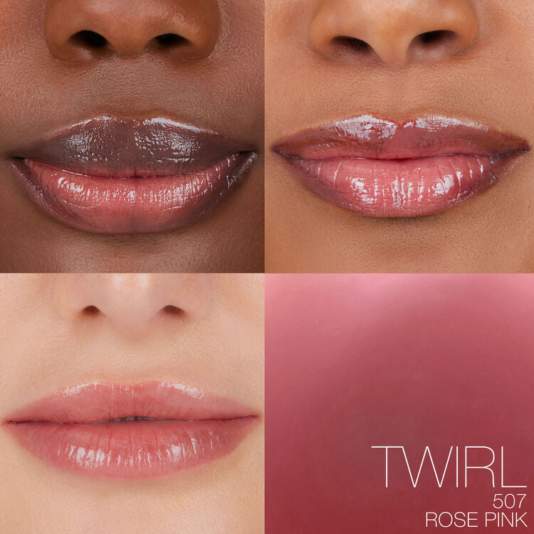 NARS AFTERGLOW悅光凝亮唇油  限量版 #TWIRL 玫瑰粉色