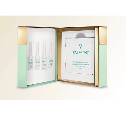 VALMONT 法爾曼 新版 EYE REGENERATING MASK TREATMENT 膠原修護眼膜 5對