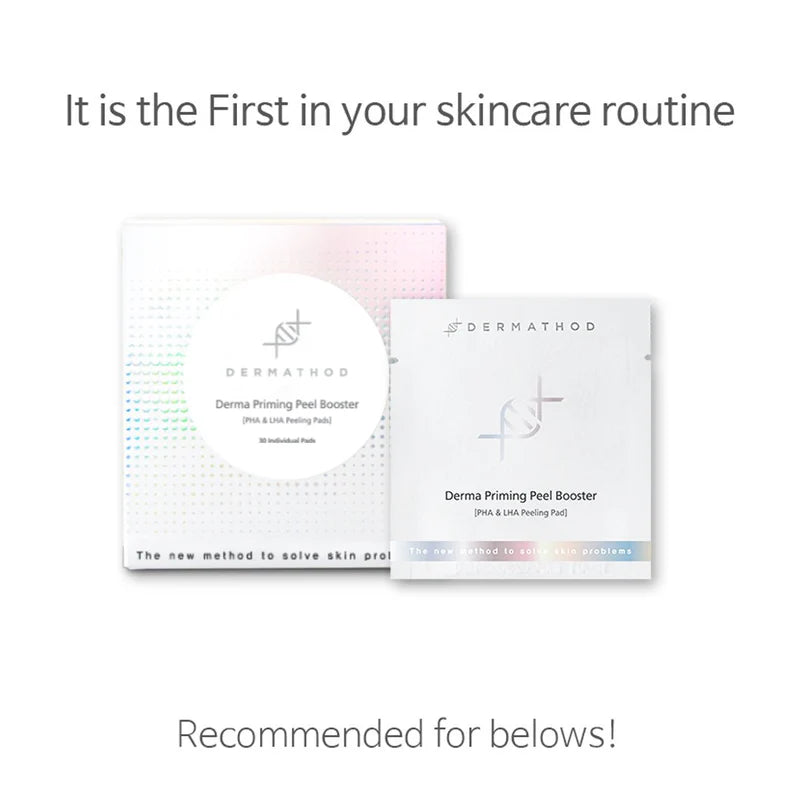 DERMATHOD Priming Peel Booster Pads 水光嫩膚去角質棉片 貼獨立包裝30貼