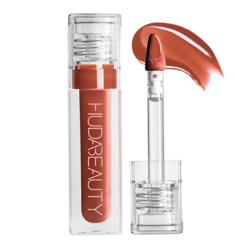 HUDA BEAUTY 新品 FAUX FILLER Extra Shine Lip Gloss 鏡面閃亮唇釉 3.9ml #Foxy