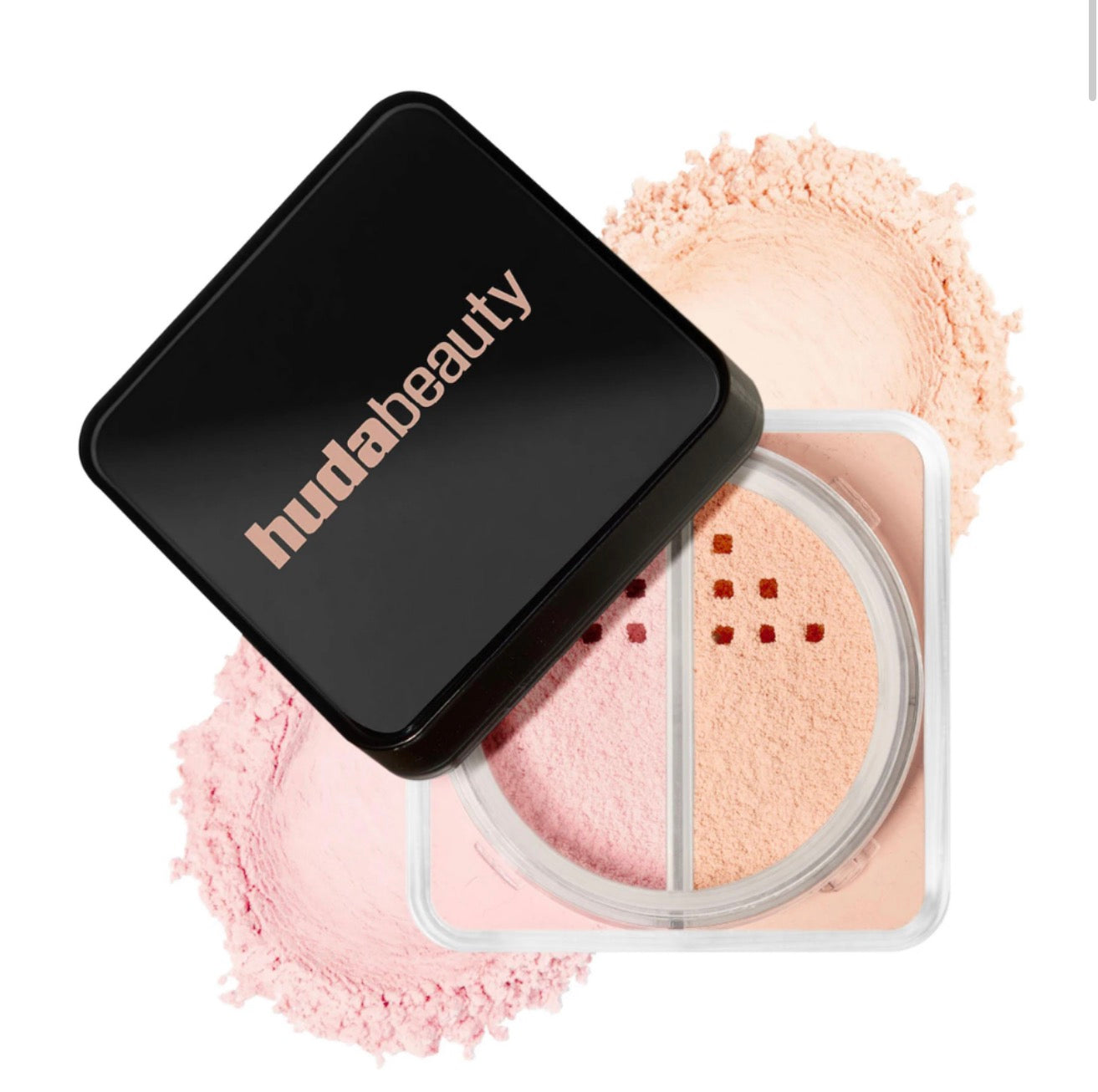 HUDA BEAUTY Easy Bake 雙拼烘焙定妝散粉 控油持妝 Cherry + Peach 2*6.5g