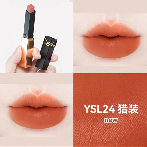 YSL 聖羅蘭 革新浮雕小金條 絕色時尚啞緻唇膏 #24 獵裝