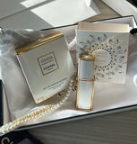 CHANEL 香奈兒 聖誕新品 COCO MADEMOISELLE
EAU DE PARFUM INTENSE REFILLABLE PURSE SPRAY COCO小姐限定珍珠香水鏈條 7ml*3