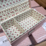 Gucci 古馳 專櫃粉色碎花首飾盒化妝箱