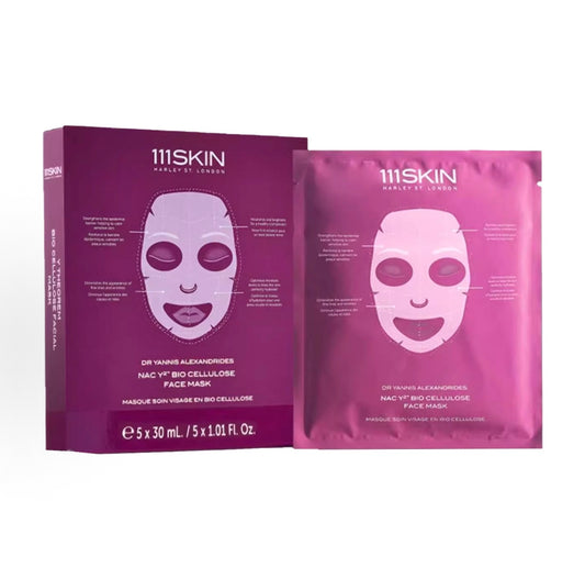 111SKIN Y THEOREM BIO CELLULOSE FACIAL MASK 紫鎏金面膜 舒緩 修護 補水 5片