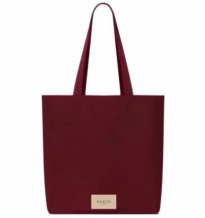 GUCCI Beauty 安可哥拉紅帆布包 托特包