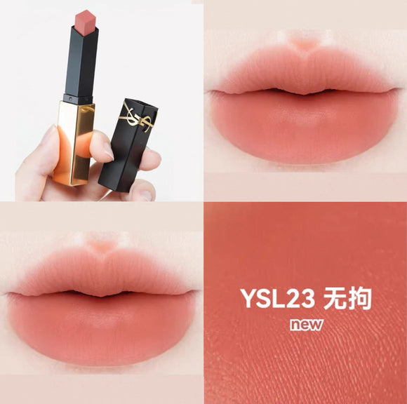YSL 聖羅蘭 革新浮雕小金條 絕色時尚啞緻唇膏 #23 NUDE BLOUSE