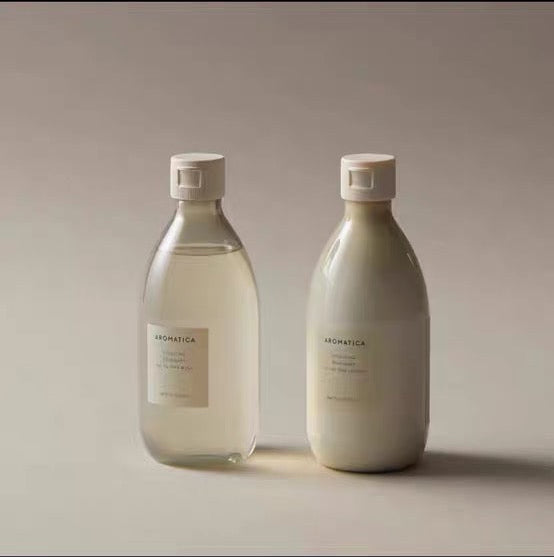 韓國 AROMATICA 艾瑪植萃 多合一沐浴露 + 身體乳 迷迭香味 300ml