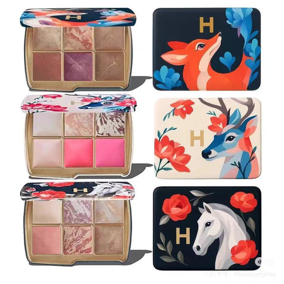 Hourglass 2025聖誕限定 六色腮紅高光眼影綜合盤