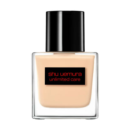 Shu uemura 植村秀 unlimited care 無限修護透光精華粉底液 「透光小方瓶」 35ml