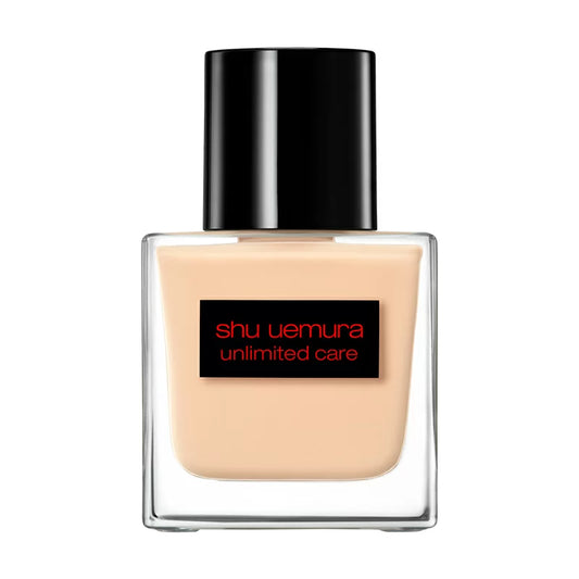 Shu uemura 植村秀 unlimited care 無限修護透光精華粉底液 「透光小方瓶」 35ml