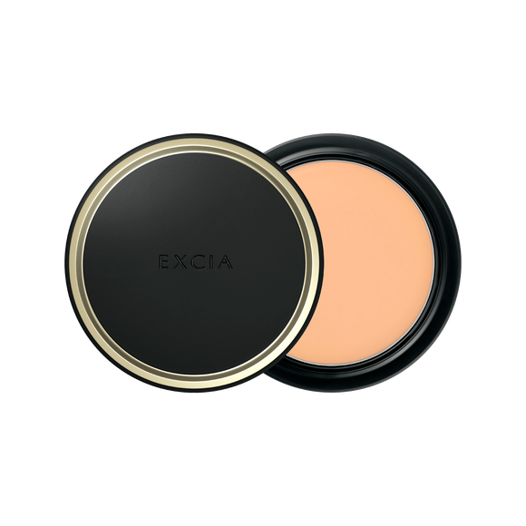 ALBION 奧爾濱 EXCIA 新款 自然光澤遮瑕圓形盒粉底膏 10g