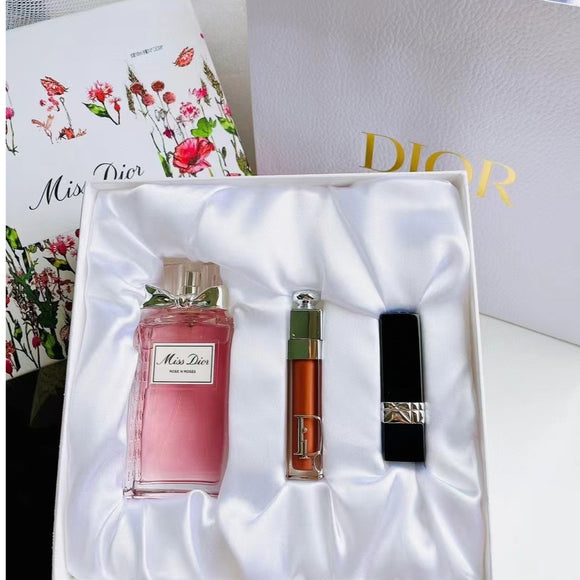 DIOR 迪奧 2023限量 Dior 小姐玫舞輕旋淡香水套盒