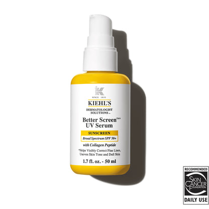 Kiehl's 科顏氏 新品 膠原蛋白肽清爽防曬精華 50ml SPF50