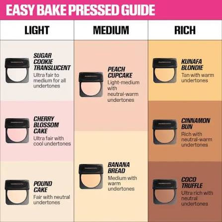HUDA BEAUTY EASY BAKE PRESSED
粉餅 8.5g