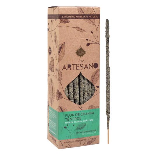 Sagrada Madre 手工香薰條 工匠系列香薰棒 天然線香 #綠茶•印度金色花一盒30支