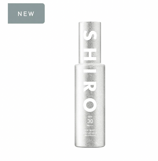 日本 Shiro Ice Mint Body Lotion UV 夏季限定冰感身體防曬乳液 80ML