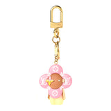 Louis Vuitton Giant Monogram Vivienne Bag Charm Key Holder Rose