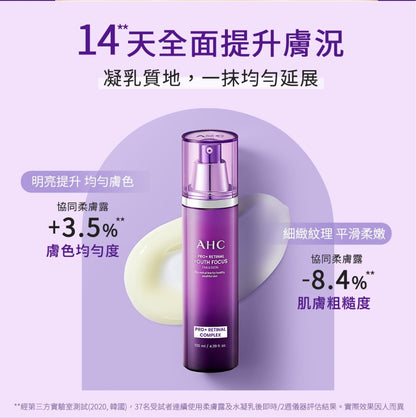 韓國 AHC PRO+ A醛逆時煥活水凝乳130ml - La Fée Beauty