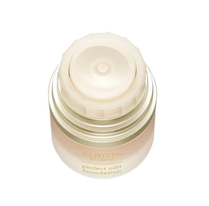ALBION 奧爾濱 2025年新品 PERFECT EDIT FOUNDATION STUDIO零瑕水光粉底霜 30g - La Fée Beauty