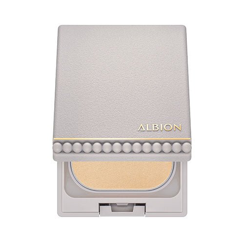ALBION 奧爾濱 BEAUTEOUS FOUNDATION 鎂光細膩粉餅 9g (一整套連粉盒）保濕型 - La Fée Beauty