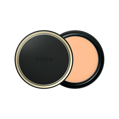 ALBION 奧爾濱 EXCIA 新款 自然光澤遮瑕圓形盒粉底膏 10g - La Fée Beauty