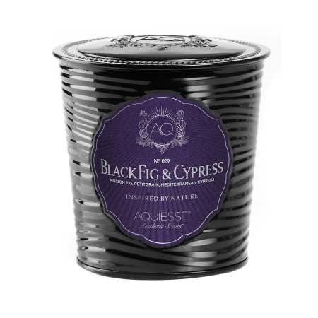 AQUIESSE 香氛蠟燭 Black Fig & Cypress 黑色無花果與絲帕 鐵皮杯 312g - La Fée Beauty