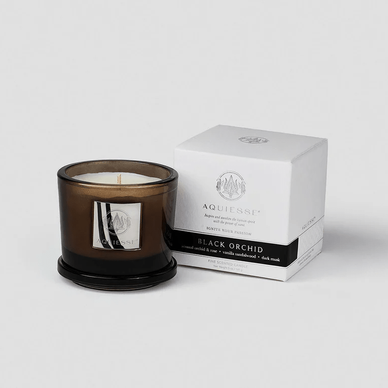 AQUIESSE 香氛蠟燭 Black Orchid 黑蘭花（花香） - La Fée Beauty