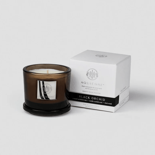 AQUIESSE 香氛蠟燭 Black Orchid 黑蘭花（花香） - La Fée Beauty