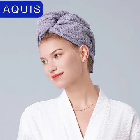 美國 Aquis 第四代 waffleflip 乾髮帽 - La Fée Beauty